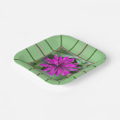 「ラズベリービーバーム」スクエア結婚ズ ペーパープレート (傾斜あり)