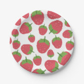 ラズベリーフルーツデザイン ペーパープレート (正面)
