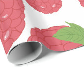 ラズベリーフルーツデザイン ラッピングペーパー (ロールコーナー)