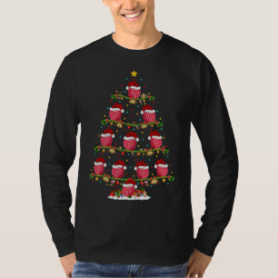 ラズベリーフルーツラバークリスマスサンタラズベリークリステム Tシャツ