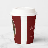 ラズベリーブライダルシャワーティーto-goカップ 紙コップ (左)