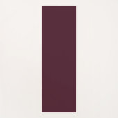 ラズベリーブルゴーニュ | バーガン無地のク ヨガマット (正面)