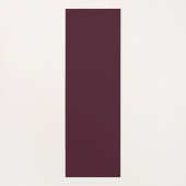 ラズベリーブルゴーニュ | バーガン無地のク ヨガマット (裏面)