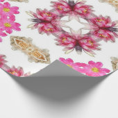 ラズベリーブーケ ラッピングペーパー (角)