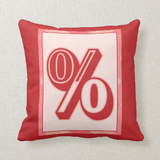 ラズベリープライドモノグラムのパーセントピロー クッション