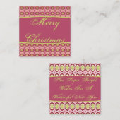 ラズベリープラムとライム ノートカード (正面/裏面)