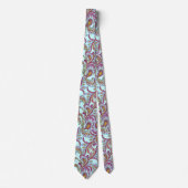 ラズベリーペイズリー ネクタイ (正面)