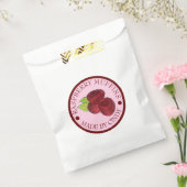 ラズベリーマフィンズ自家製ベリ焼いたー製 フェイバーバッグ (封をした状態)