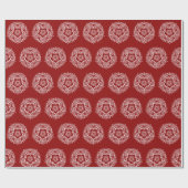 ラズベリーマンダラ ラッピングペーパー (フラット)