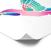 ラズベリーミントソルベットハミングバード ポスター (角)