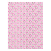 ラズベリーユムと夢のようなピンクのカップケーキ！ テーブルクロス (正面)