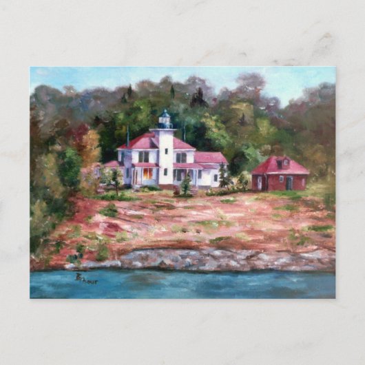 ラズベリーライトハウスポストカード ポストカード (正面)