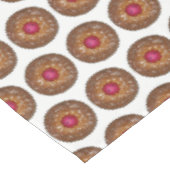 ラズベリーリンザートルテクリスマスクッキーベーキング テーブルクロス (アングル)