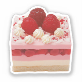 ラズベリーレイヤードデザートバー シール