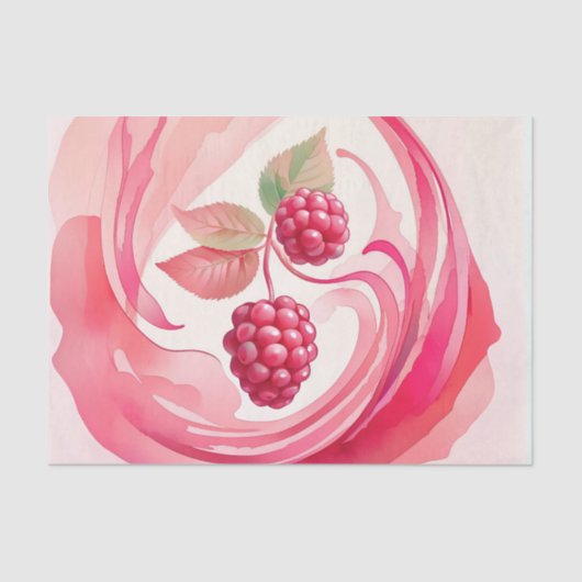 ラズベリー分離組織 薄葉紙 (正面)