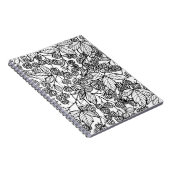 ラズベリー手描きパターン ノートブック (右側)