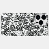 ラズベリー手描きパターン Case-Mate iPhoneケース (裏面 (横))