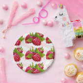 ラズベリー果実 ペーパープレート (パーティー)