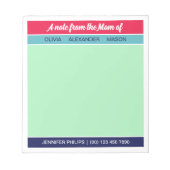 ラズベリー海軍造幣局 ノートパッド (正面)