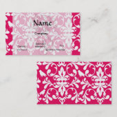 ラズベリー白鳥ダマズ 名刺 (正面/裏面)