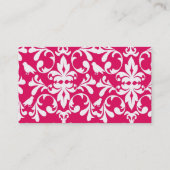 ラズベリー白鳥ダマズ 名刺 (裏面)