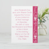 ラズベリー結婚式招待状 招待状 (スタンド正面)