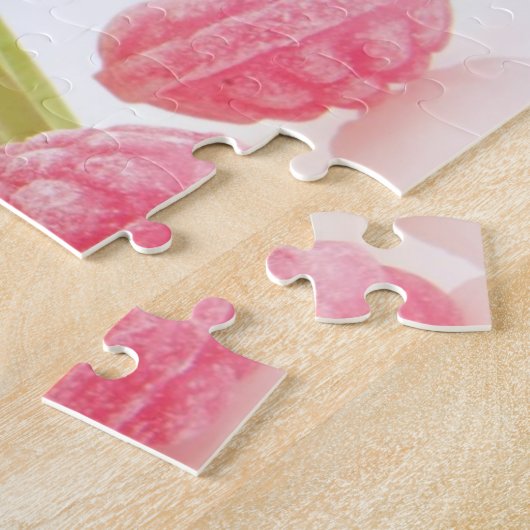 ラズベリー緑のコップの風味がよいキャンデーの菓子は固まります ジグソーパズル (側面)