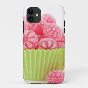 ラズベリー緑のコップの風味がよいキャンデーの菓子は固まります iPhone 11 ケース