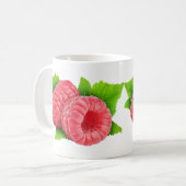 ラズベリー葉と コーヒーマグカップ (正面左)