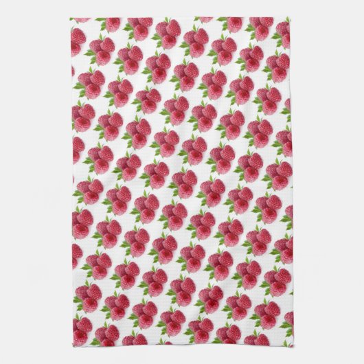 ラズベリー キッチンタオル (縦)