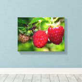 ラズベリー キャンバスプリント (インサイチュ (ウッドフロア))