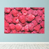 ラズベリー キャンバスプリント (インサイチュ (ウッドフロア))