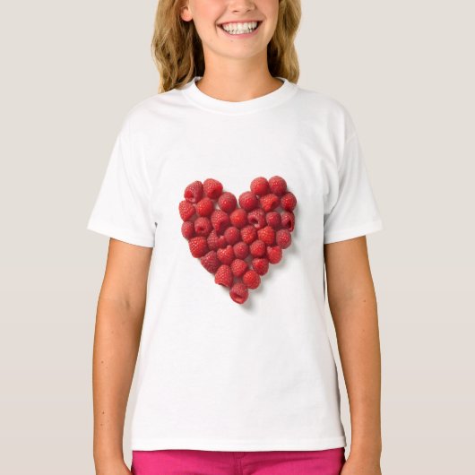 ラズベリー ハート Tシャツ (正面)