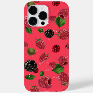 ラズベリー パターン Case-Mate iPhone 14 PRO MAXケース
