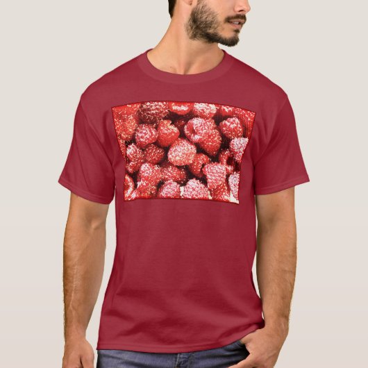 「ラズベリー・フルーツ」かわいい写真。買今 Tシャツ (正面)