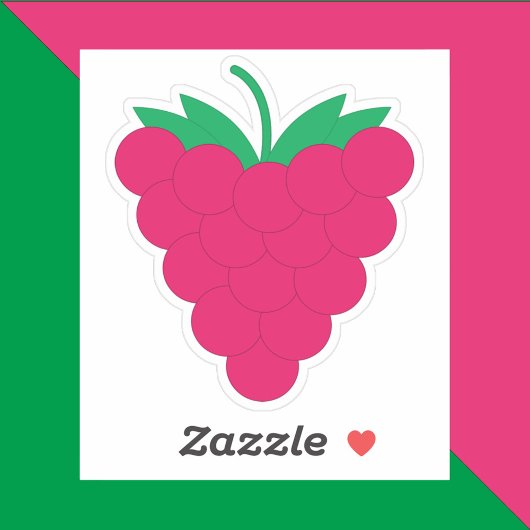 ラズベリー フルーツ ベリー ピンク シール