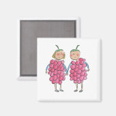 ラズベリー マグネット (正面/裏面)