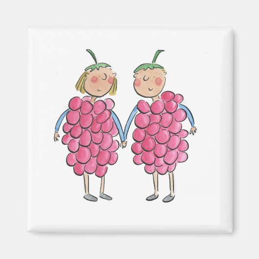 ラズベリー マグネット (正面)