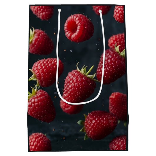 ラズベリー ミディアムペーパーバッグ (裏面)