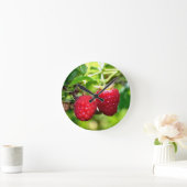 ラズベリー ラウンド壁時計 (ホーム)
