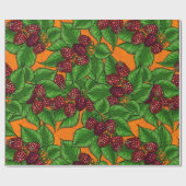 ラズベリー ラッピングペーパー (フラット)