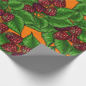 ラズベリー ラッピングペーパー (角)