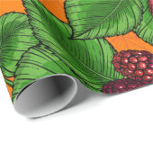 ラズベリー ラッピングペーパー (ロールコーナー)