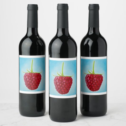 ラズベリー ワインラベル (ボトル)