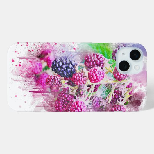 ラズベリー Case-Mate iPhoneケース (裏面 (横))