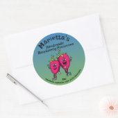 ラズベリーPals漫画おもしろいのジャムパイと続く ラウンドシール (封筒)