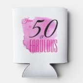 ラズベリ絵を描ススプラッシュデザイン50と素晴らしいパーティー 缶クーラー (裏面)