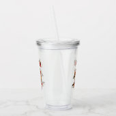 ラズボーンのウグイスの鳴き鳥のクロスバイン アクリルタンブラー (左)