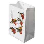 ラズボーンのウグイスの鳴き鳥のクロスバイン ミディアムペーパーバッグ (裏面アングル)