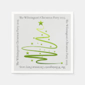 ラズルダズルクリスマスパーティー スタンダードカクテルナプキン (正面)